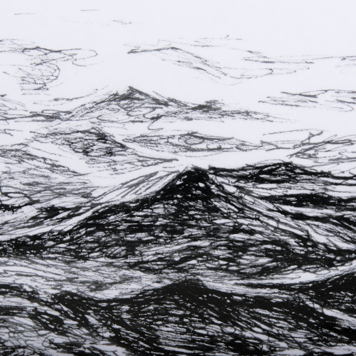 Endless Sea by Mercana Studio a Hand Embellished Textured Framed Art Print Matted under Glass by Mercana at Eve Furniture