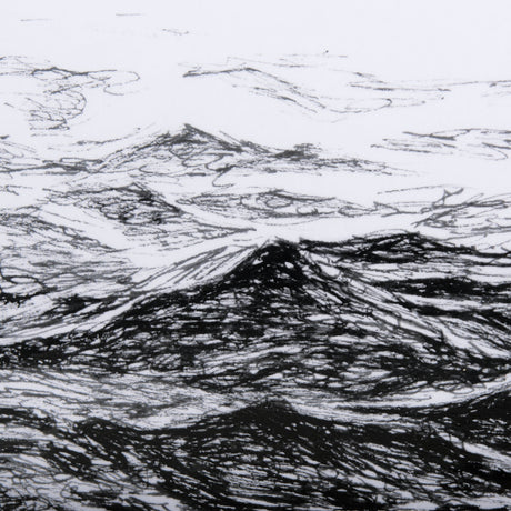 Endless Sea by Mercana Studio a Hand Embellished Textured Framed Art Print Matted under Glass by Mercana at Eve Furniture