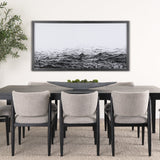 Endless Sea by Mercana Studio a Hand Embellished Textured Framed Art Print Matted under Glass by Mercana at Eve Furniture