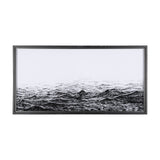 Endless Sea by Mercana Studio a Hand Embellished Textured Framed Art Print Matted under Glass by Mercana at Eve Furniture