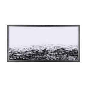 Endless Sea by Mercana Studio a Hand Embellished Textured Framed Art Print Matted under Glass by Mercana at Eve Furniture