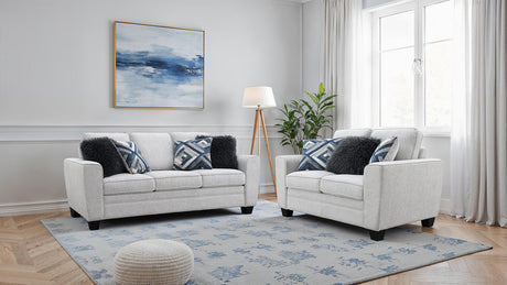 Enea Light Gray Loveseat by Furniture of America at Eve Furniture