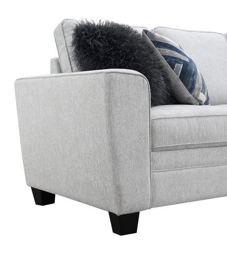 Enea Light Gray Loveseat by Furniture of America at Eve Furniture