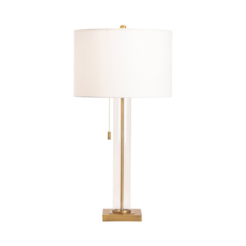 Enlight Gold/Transparent Pull Chain Table Lamp by Crestview at Eve Furniture
