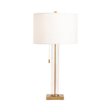 Enlight Gold/Transparent Pull Chain Table Lamp by Crestview at Eve Furniture