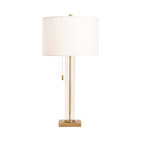 Enlight Gold/Transparent Pull Chain Table Lamp by Crestview at Eve Furniture