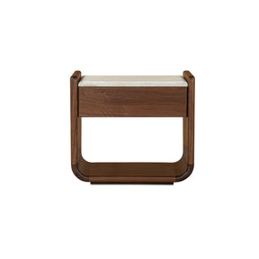 Enns Dark Brown Nightstand by Moe's Home at Eve Furniture