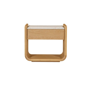 Enns Natural Nightstand by Moe's Home at Eve Furniture