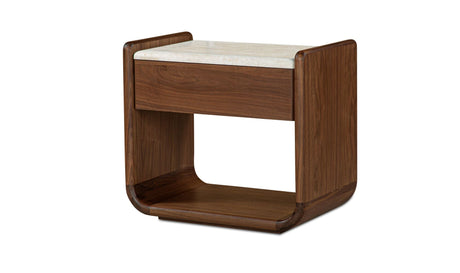 Enns Nightstand Dark Brown by Moe's Home at Eve Furniture