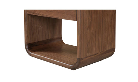 Enns Nightstand Dark Brown by Moe's Home at Eve Furniture