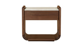 Enns Nightstand Dark Brown by Moe's Home at Eve Furniture