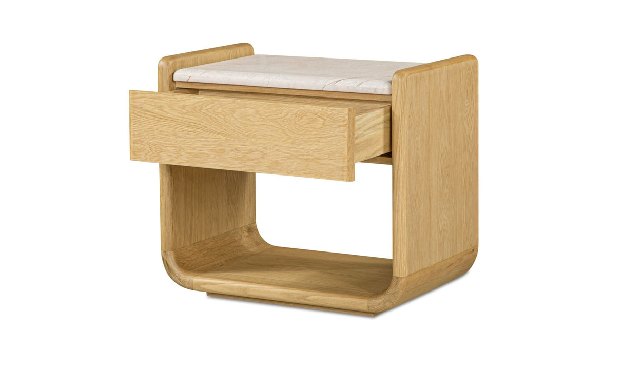 Enns Nightstand Natural by Moe's Home at Eve Furniture