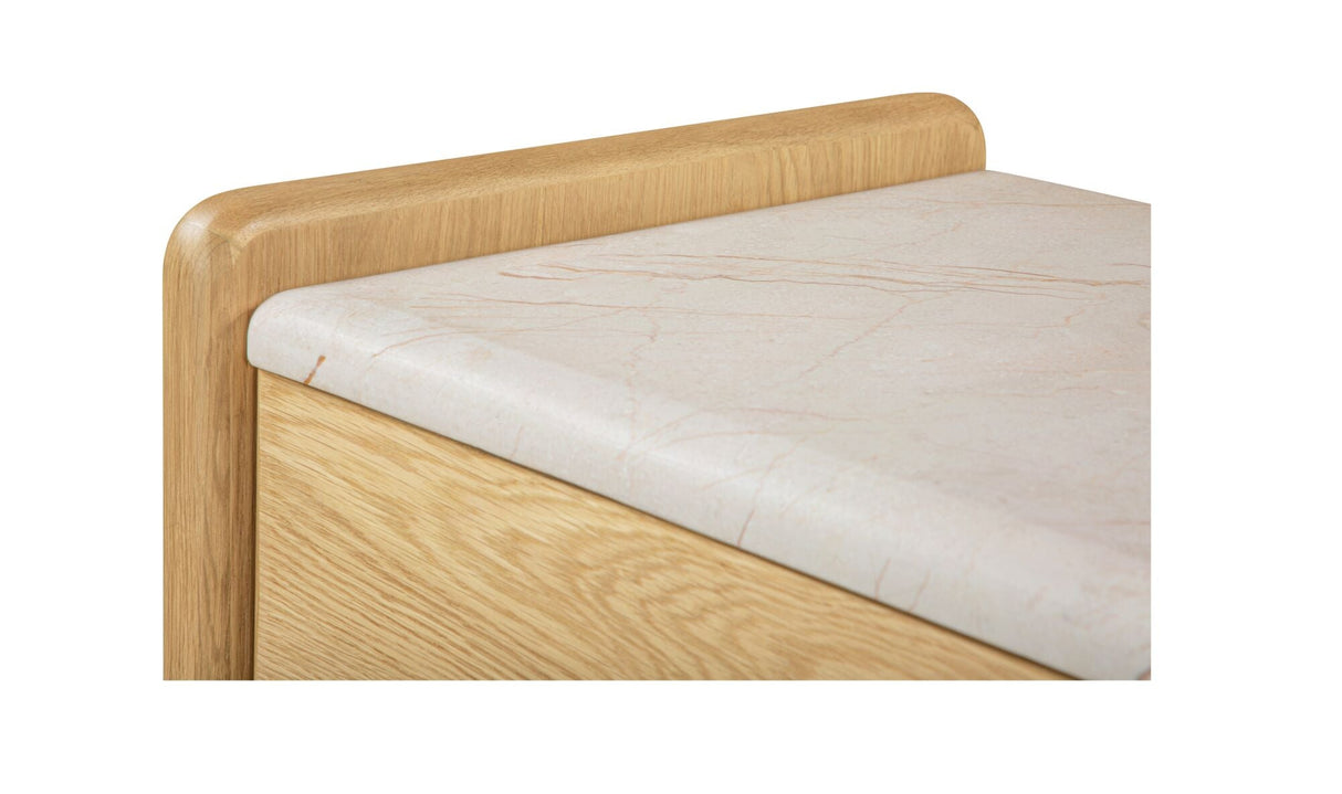 Enns Nightstand Natural by Moe's Home at Eve Furniture