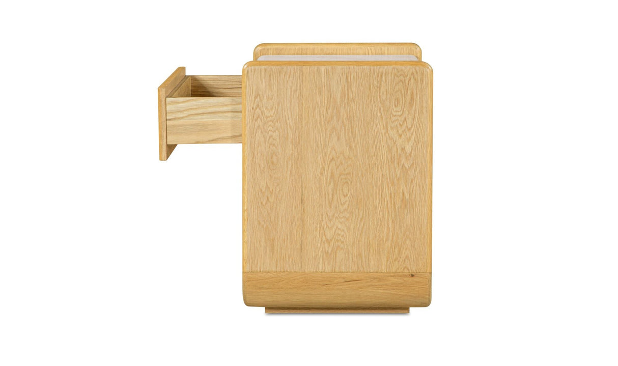 Enns Nightstand Natural by Moe's Home at Eve Furniture