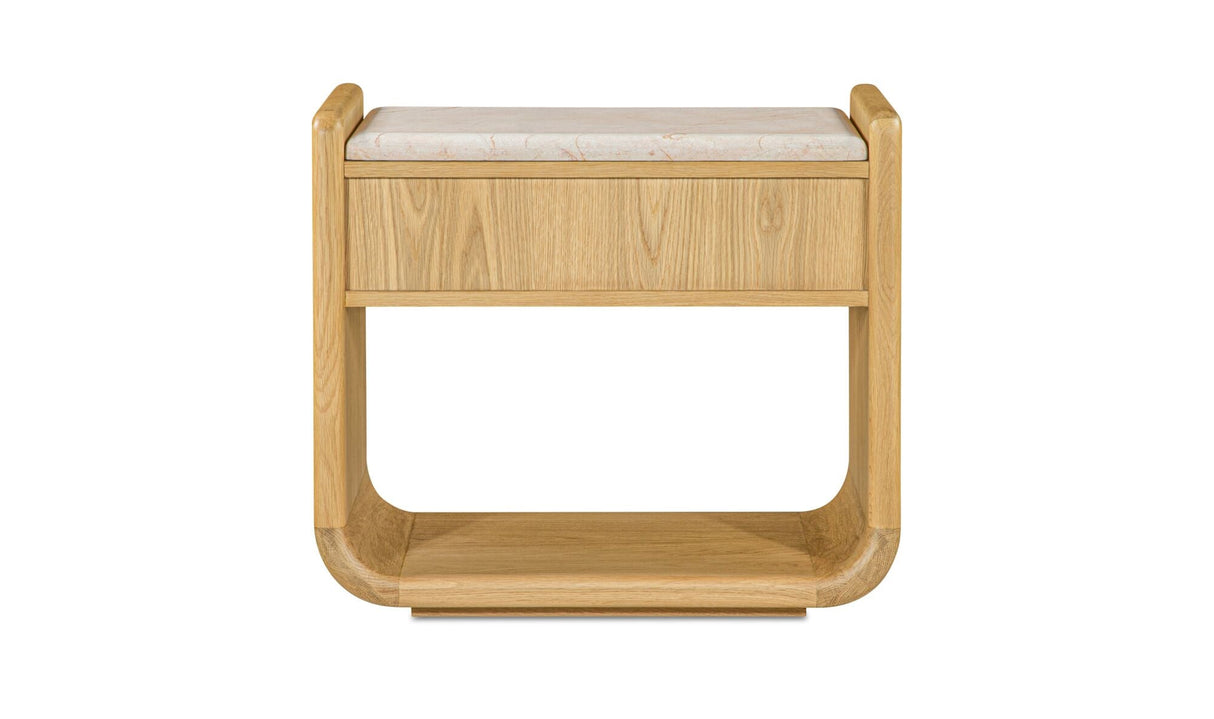 Enns Nightstand Natural by Moe's Home at Eve Furniture