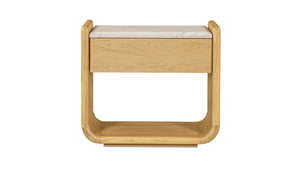 Enns Nightstand Natural by Moe's Home at Eve Furniture
