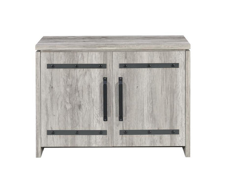 Enoch Gray Driftwood 2-Door Accent Cabinet by Coaster at Eve Furniture