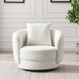 Dylan Beige Boucle Lounge Chair by Ashcroft Imports at Eve Furniture
