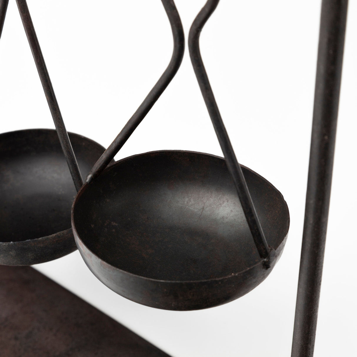 Enos Black Metal 4 Bowl Ancient Spice Market Decorative Display by Mercana at Eve Furniture