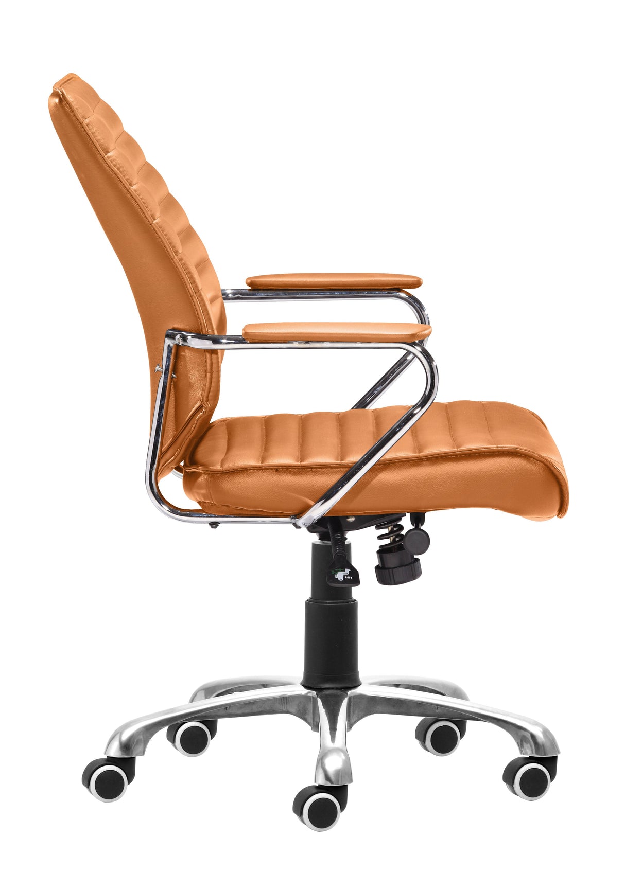 Enterprise Terracotta Low Back Office Chair by Zuomod at Eve Furniture
