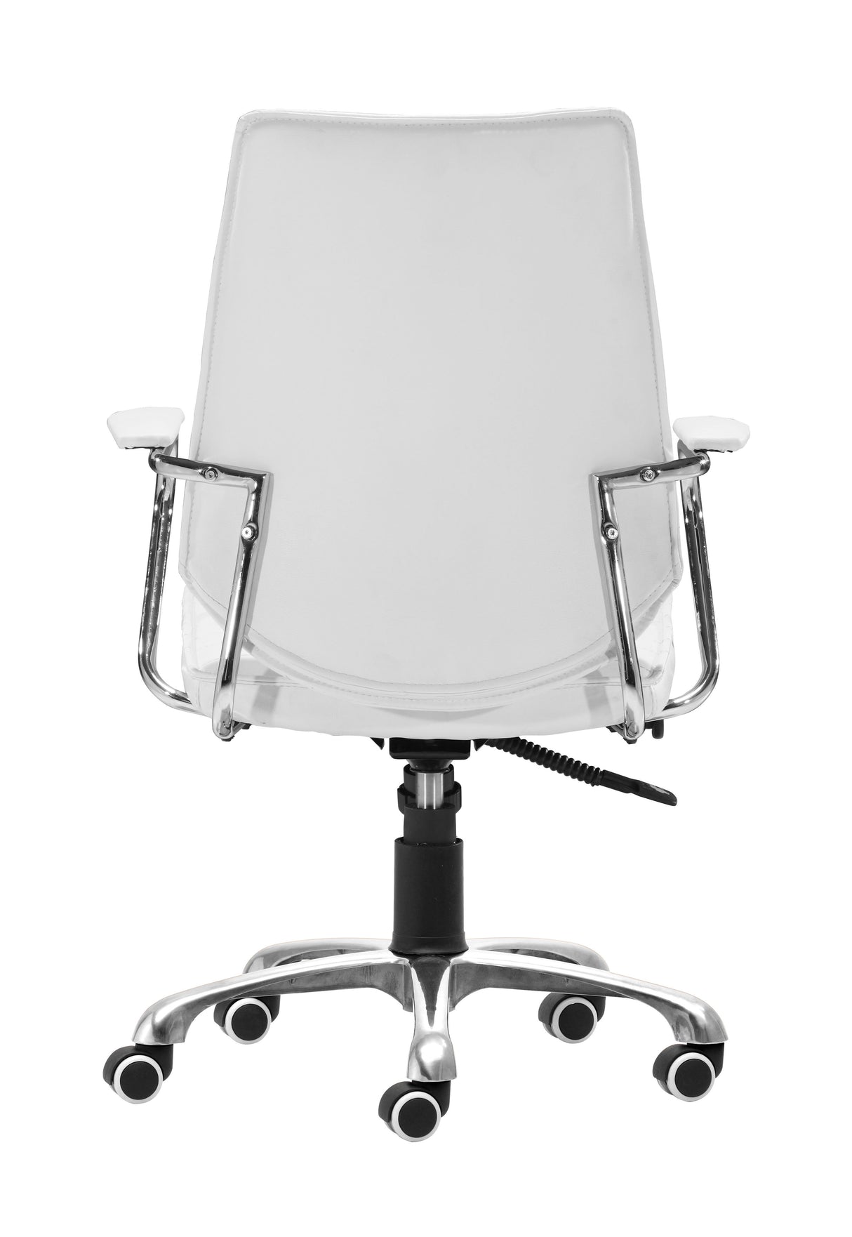 Enterprise White Low Back Office Chair by Zuomod at Eve Furniture