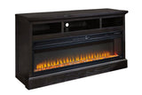 Entertainment Accessories Black Electric Fireplace Insert by Ashley at Eve Furniture