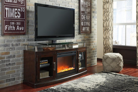 Entertainment Accessories Black Electric Fireplace Insert by Ashley at Eve Furniture