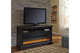 Entertainment Accessories Black Electric Fireplace Insert by Ashley at Eve Furniture
