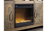 Entertainment Accessories Black Electric Fireplace Insert by Ashley at Eve Furniture