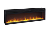 Entertainment Accessories Black Electric Fireplace Insert by Ashley at Eve Furniture