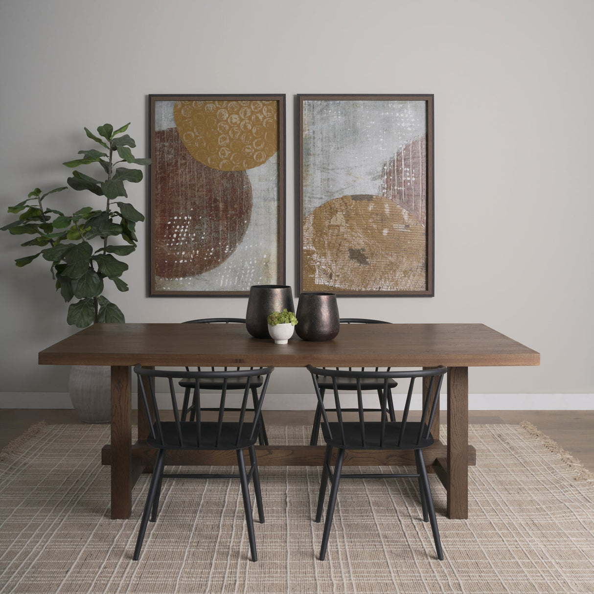 Environment II by Mercana Studio a Hand Embellished Framed Art Print by Mercana at Eve Furniture