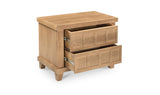 Enya Nightstand Natural Oak by Moe's Home at Eve Furniture
