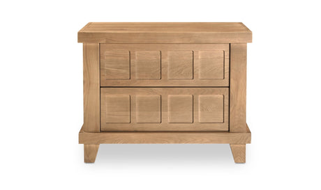 Enya Nightstand Natural Oak by Moe's Home at Eve Furniture