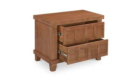 Enya Nightstand Red Oak by Moe's Home at Eve Furniture