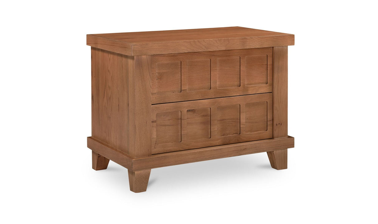 Enya Nightstand Red Oak by Moe's Home at Eve Furniture