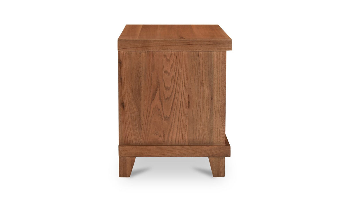 Enya Nightstand Red Oak by Moe's Home at Eve Furniture