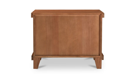 Enya Nightstand Red Oak by Moe's Home at Eve Furniture