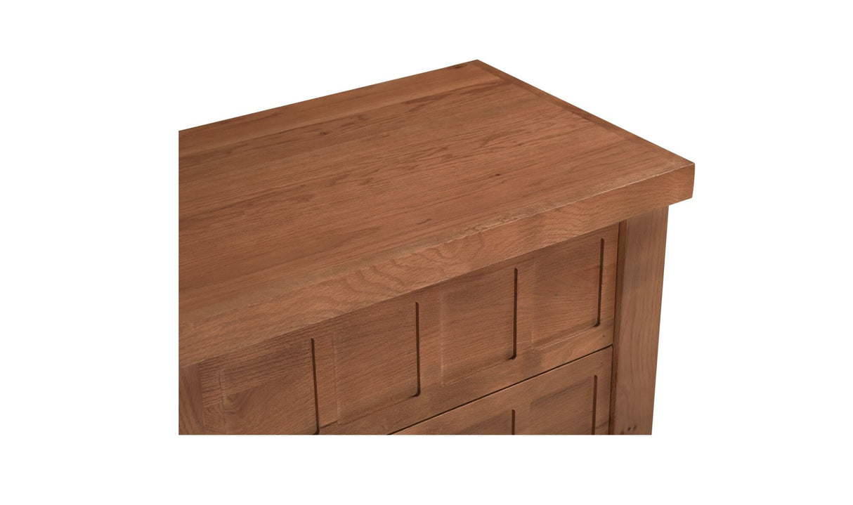 Enya Nightstand Red Oak by Moe's Home at Eve Furniture
