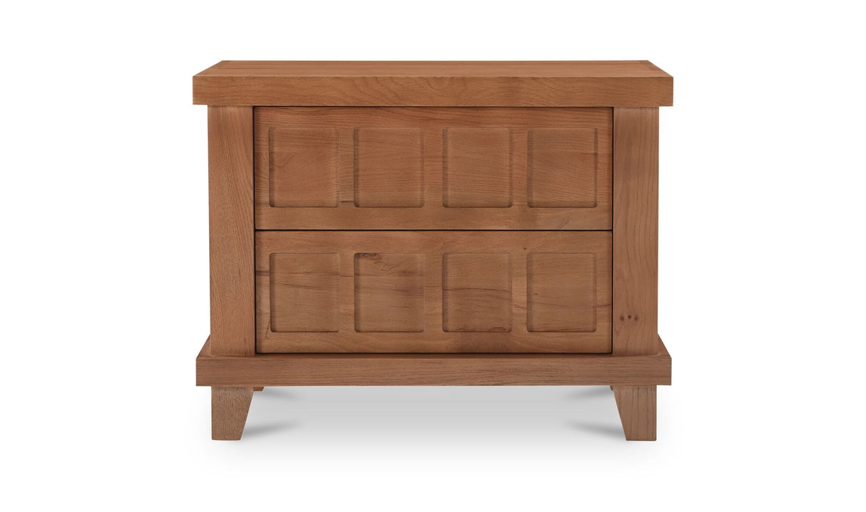 Enya Nightstand Red Oak by Moe's Home at Eve Furniture
