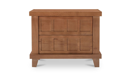 Enya Nightstand Red Oak by Moe's Home at Eve Furniture