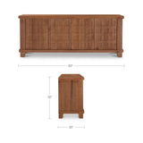 Enya Red Oak Sideboard by Moe's Home at Eve Furniture