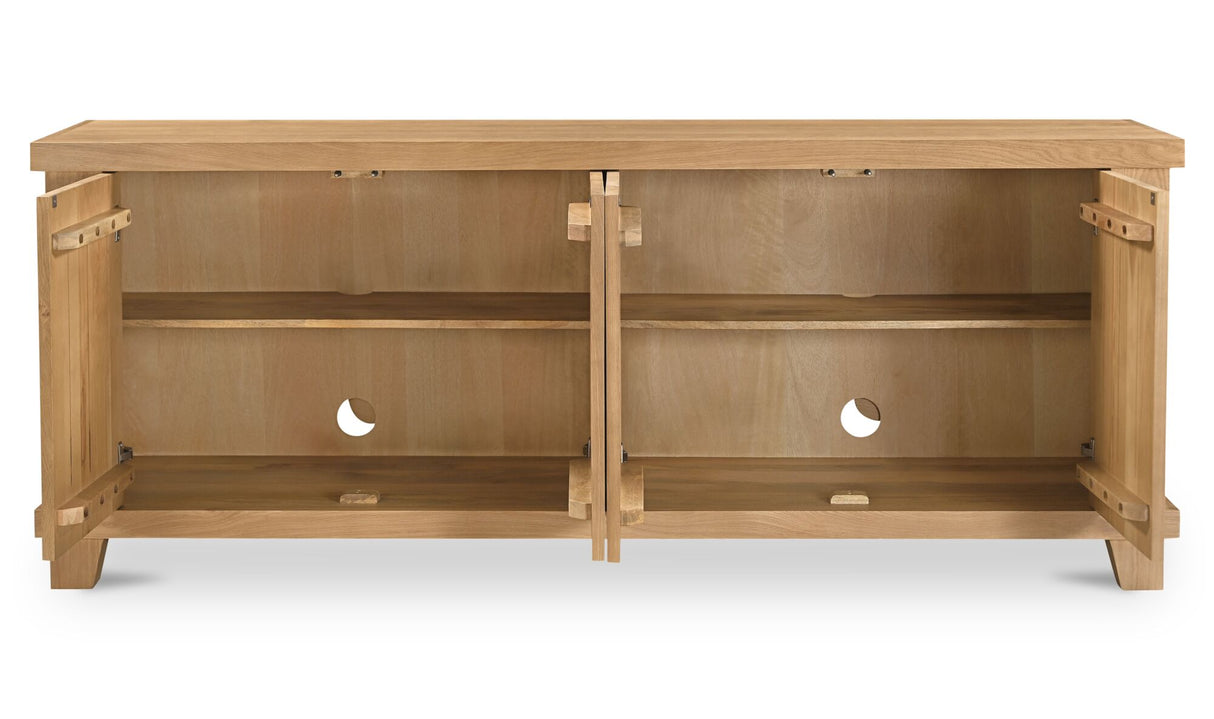 Enya Sideboard Natural Oak by Moe's Home at Eve Furniture