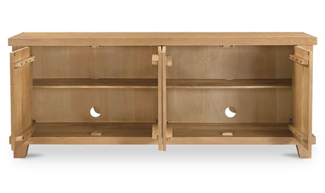 Enya Sideboard Natural Oak by Moe's Home at Eve Furniture
