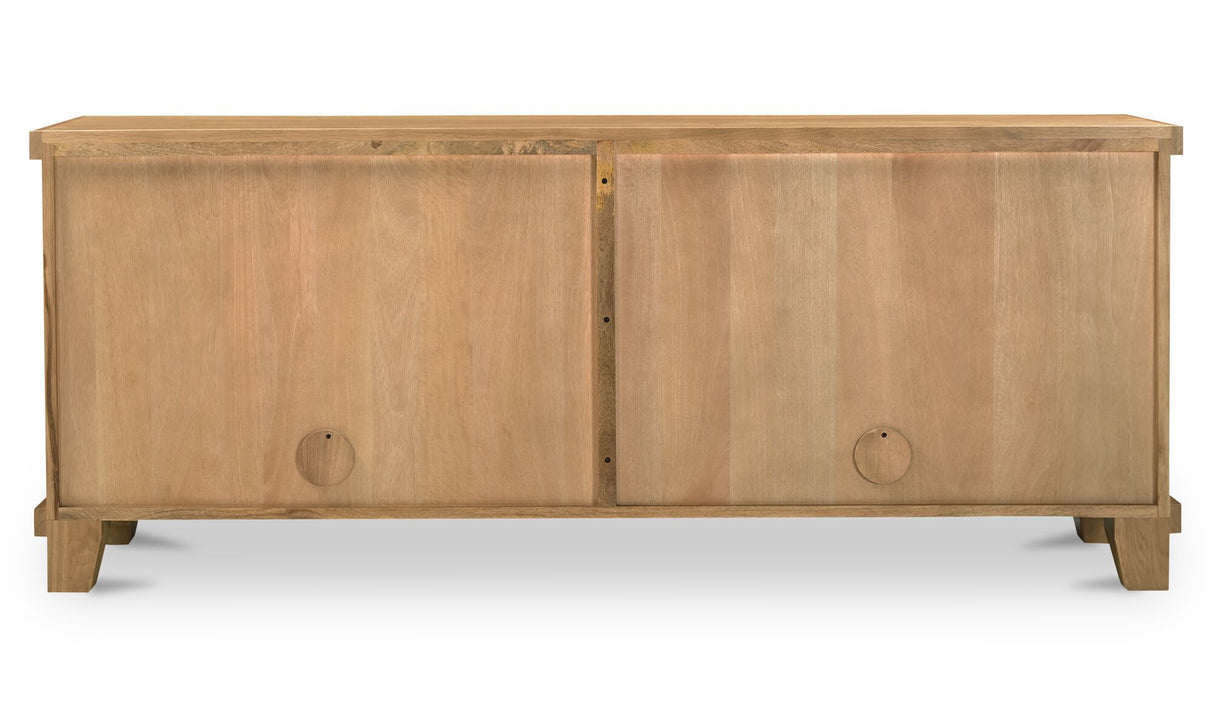 Enya Sideboard Natural Oak by Moe's Home at Eve Furniture