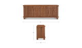 Enya Sideboard Red Oak by Moe's Home at Eve Furniture