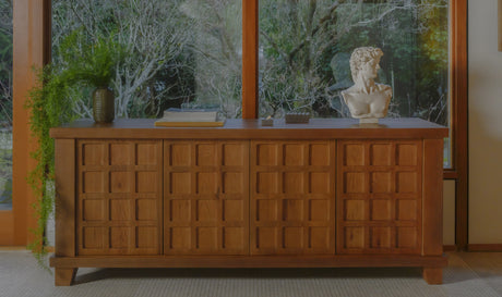 Enya Sideboard Red Oak by Moe's Home at Eve Furniture