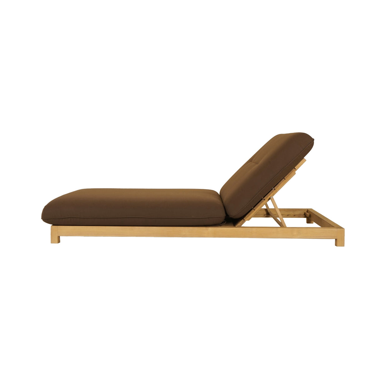 Enzo Brown Outdoor Adjustable Lounge Chair by Moe's Home at Eve Furniture