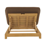 Enzo Brown Outdoor Adjustable Lounge Chair by Moe's Home at Eve Furniture