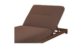 Enzo Outdoor Adjustable Lounge Chair Brown by Moe's Home at Eve Furniture