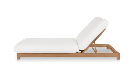 Enzo Outdoor Adjustable Lounge Chair White by Moe's Home at Eve Furniture